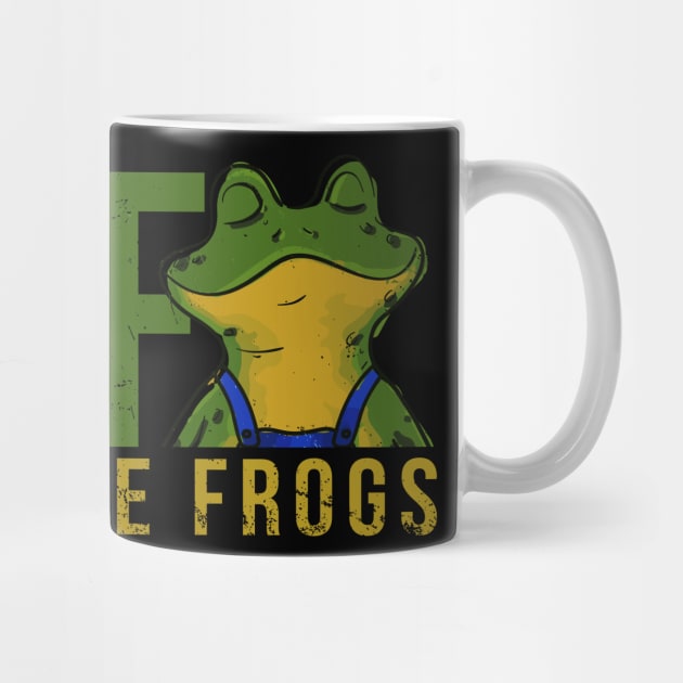 man i love frogs cute by Thermul Bidean